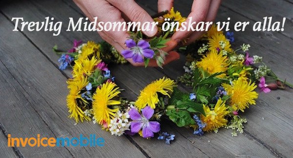 InvoiceMobile's tweet image. Trevlig Midsommar!