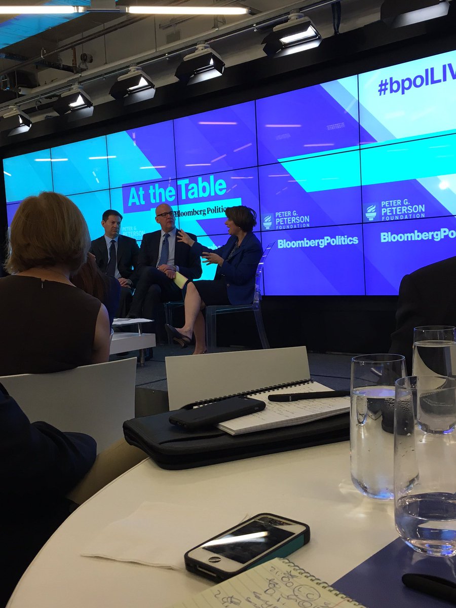 Exciting <a href="/BGOV/">Bloomberg Government</a> panel discussion w/ <a href="/amyklobuchar/">Amy Klobuchar</a> on the 2016 Election: The Road to November! #bpolLIVE