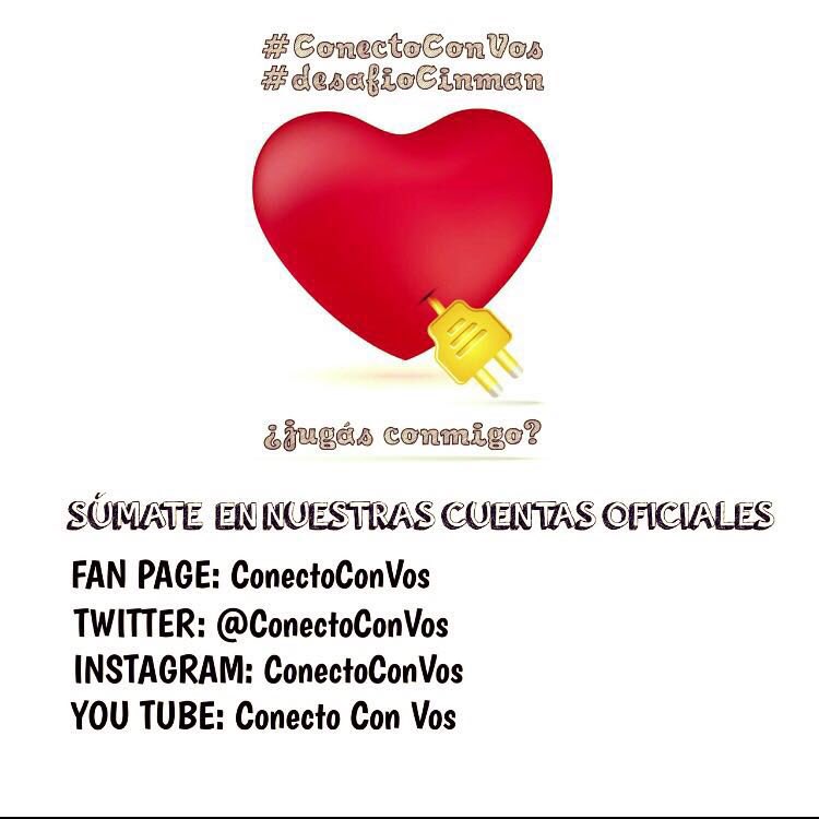 NicoGerbaudo18's tweet image. Ayúdanos con la campaña, generando conciencia #ConectoConVos #DesafioCinman