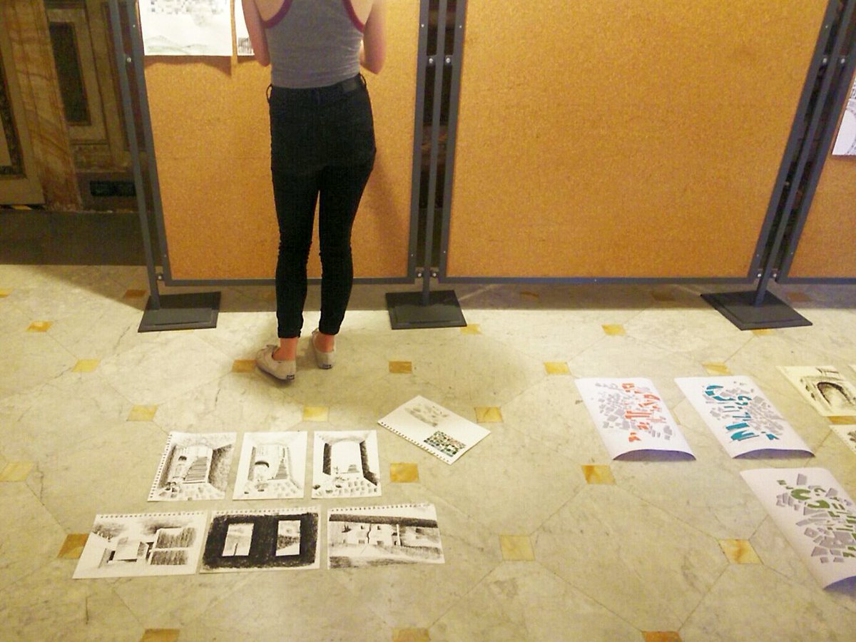 UofARomeCenter's tweet photo. Hanging the CAAD Rome Program student show!
#UofARomeCenter https://t.co/g50eozKzuK