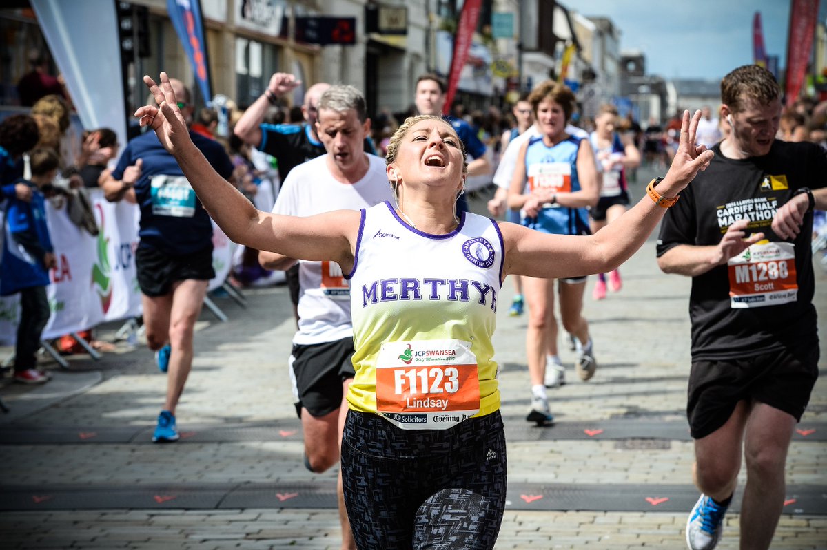 Swansea_HM's tweet photo. COMPETITION: The best finishing line photo at this years race will be win a FREE place to our 2017 Race. #Smile https://t.co/8R0bQypQee