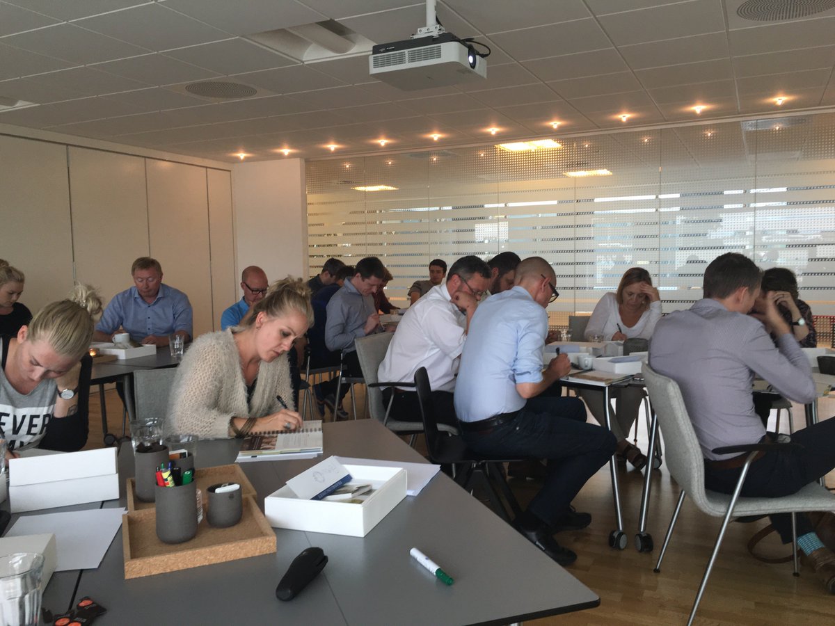 TimeXtender's tweet photo. TX Workshop 3 in 'The 7 Habits of Highly Effective People'. Habit 2: Begin with the End in Mind. #Xpeople #insideTX https://t.co/YmQhwp0HMi