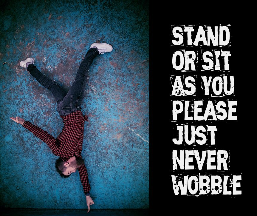 thinkagdc's tweet photo. Stand or sit as you please just never wobble #thinkagdc #inspiration #thoughtfulthursday https://t.co/vMc2zwi1T6