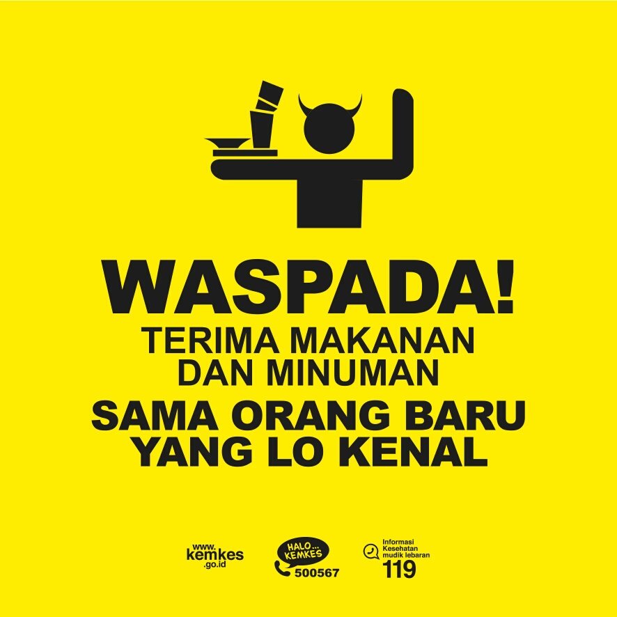 Inti nya, sebelum makan harus ngajak kenalan+akrab dl sama pelayan warteg / pelayan nasi padang  gitu... :)