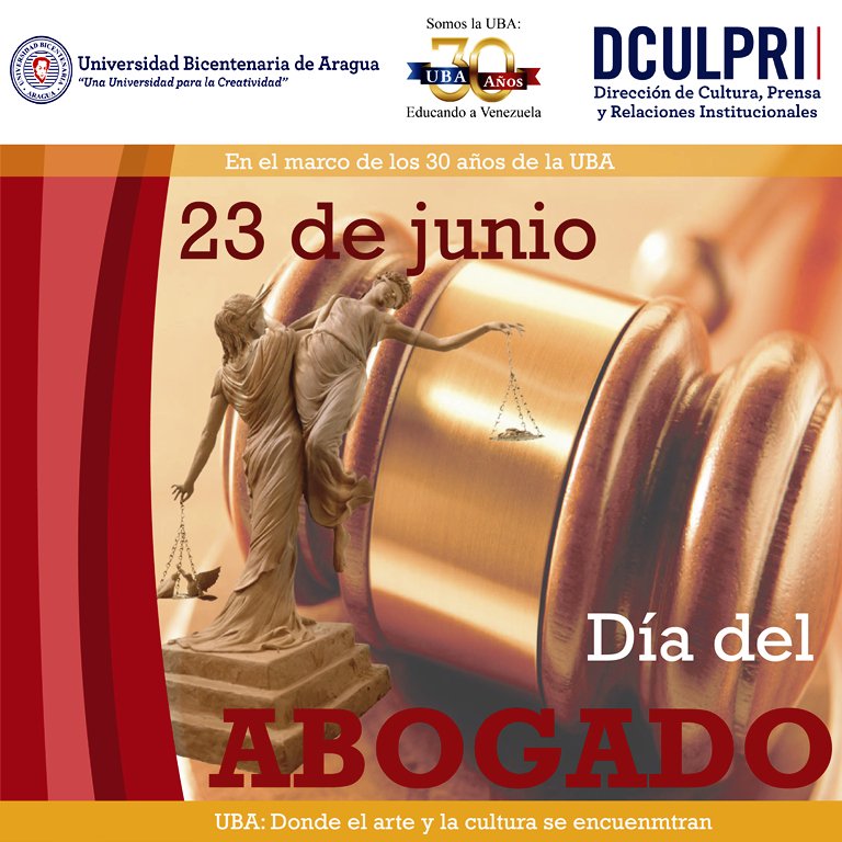 UBAuniversidad's tweet photo. #FelizDíaDelAbogado Enviamos palabras de felicitaciones para todos los miembros de las #EDERE de nuestra Alma Máter. https://t.co/gtxgIxuKeM