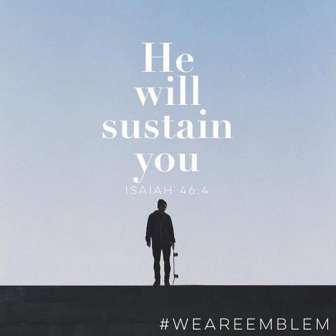 wave_emblem's tweet photo. Whatever you're up against, know that He is always there &amp; He promises to sustain you through it. 🙌🏼
+
#WeAreEmblem https://t.co/yUVSnbZf88