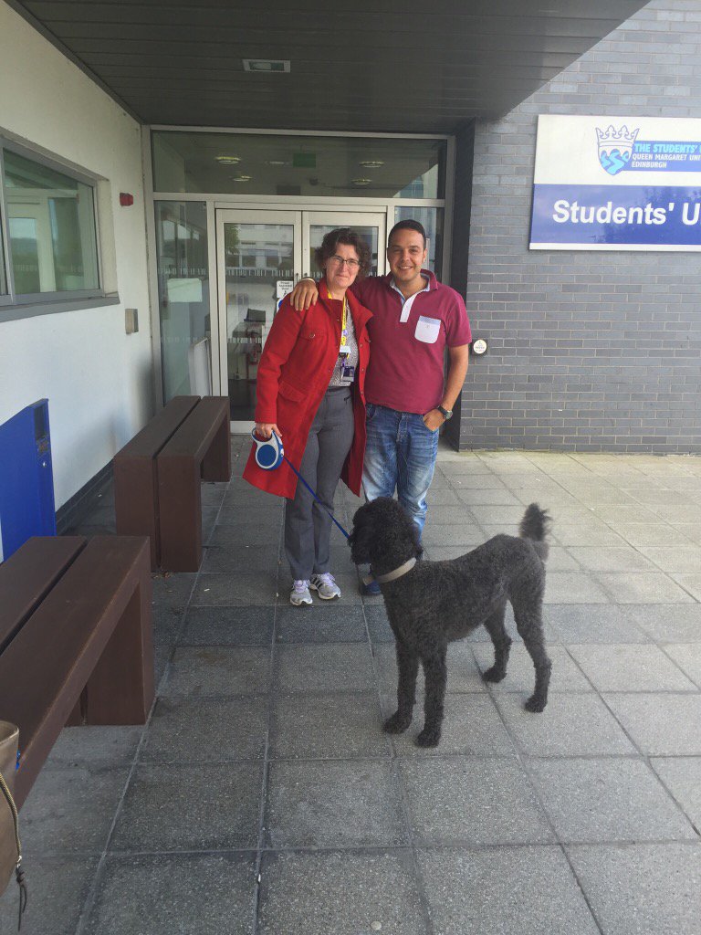 The two Rocco finally meet!  Therapet and therapist?True impact beyond boundaries..😳 @budsmam and @gcarinlevy happy?