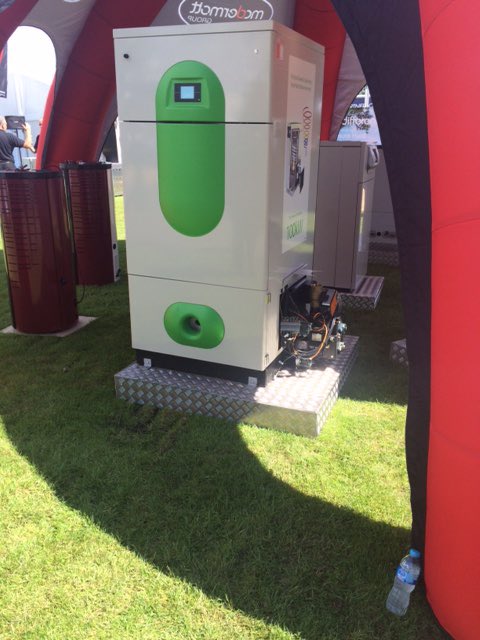 The worlds most powerful biomass condensing boiler <a href="/MDGteam/">McDermott Group Ltd</a> stand at #RHS2016  in Edinburgh today . #woodco