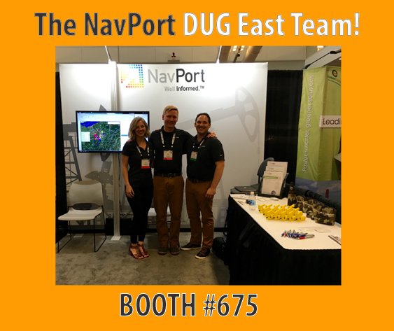 NavPortData's tweet image. Last day of #DUGEast! See how we&apos;re reinventing #oilandgas #analytics! #innovation #HardWorkAndDedication