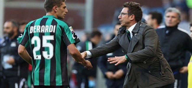 GazzaMercato's tweet photo. Berardi è rientrato: chiederà tempo al Sassuolo per dire sí o no all'Inter - https://t.co/VyP5RXpWOx https://t.co/S5BggSzrTS
