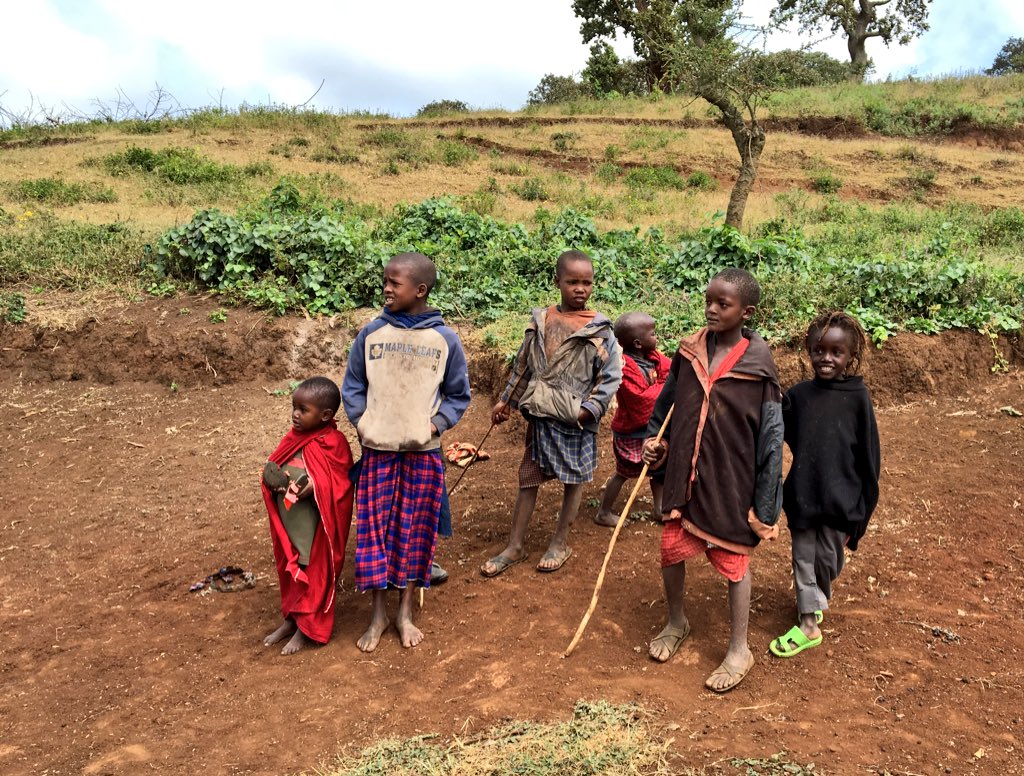 SSPTanzania's tweet photo. The children of the boma were just as interested in us as we were in them. https://t.co/BSVNxL7CS0