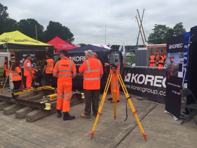 Rail Live day 2, busy morning #trimblerail #GEDO