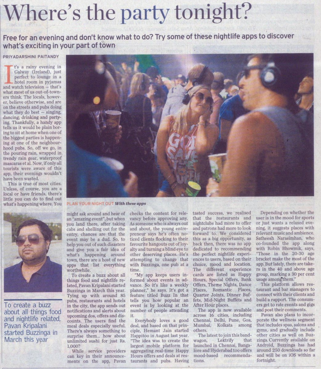 #Apps that help plan your #Nightlife along with the various deals &amp; offers floating around. bit.ly/NRAI_215