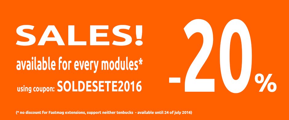 SALES - 20% off to celebrate the summer! Use SOLDESETE2016 coupon untill july 24
store.webincolor.fr