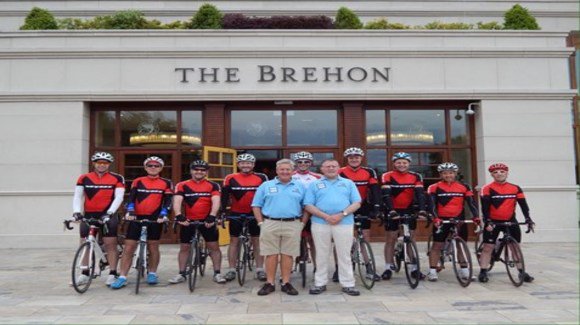 DFCBelfast's tweet photo. Good luck to DFC's @Paultkbonar and the rest of the @M2MCycleTeam in their 9 Counties of Ulster cycle challenge https://t.co/tnfFrxyThe