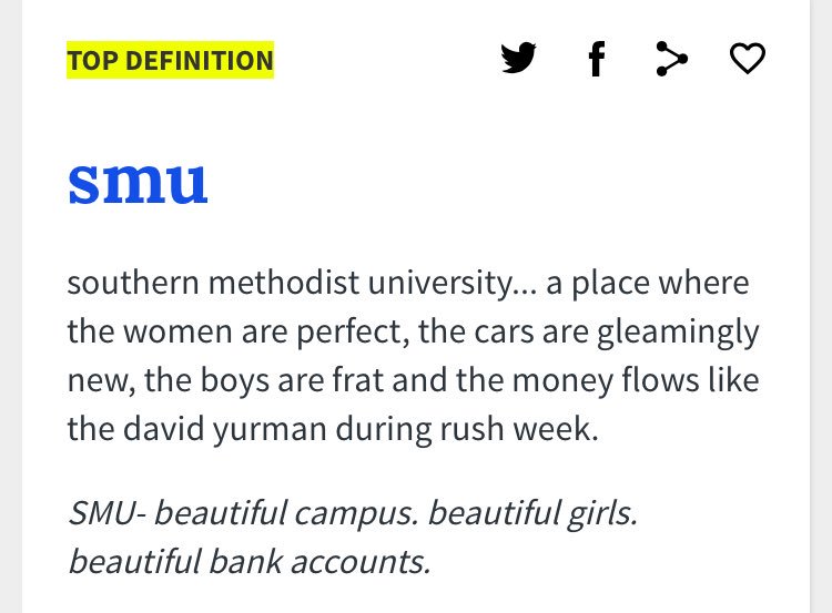 Kenzie_Par's tweet photo. SMU, there's a lot reason why you're called Southern Millionaire University. This is why. https://t.co/7EGZL5aCnR