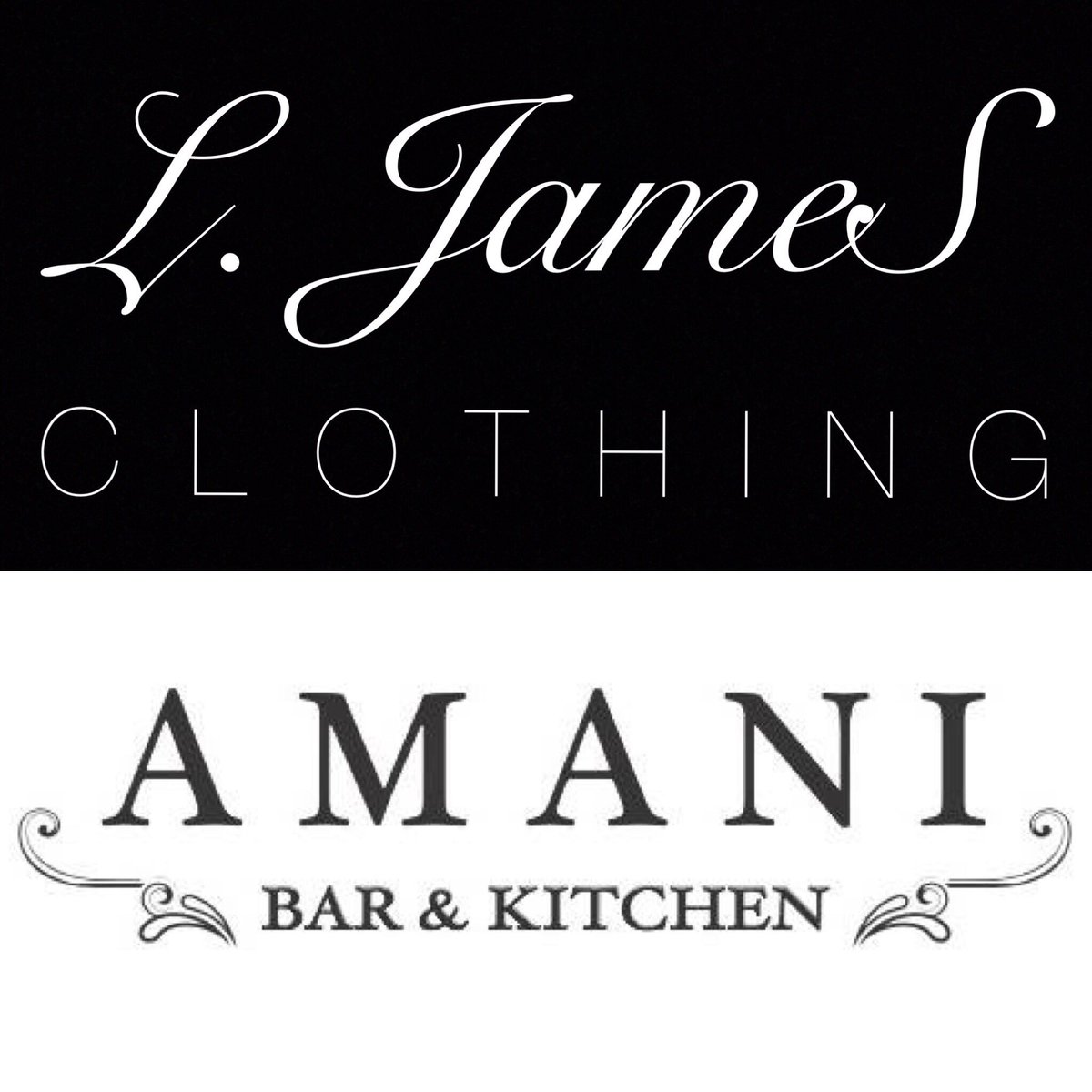 ljamesclothing's tweet photo. What a great and fun meeting that was with @AmaniBarKitchen...things have just got serious! COMING SOON! https://t.co/BE9YrHl8uK
