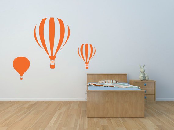 designdivil's tweet photo. https://t.co/PEQJToYCBK Three hotairballoons. Add magic to that room #wallfeatures #DIY #decorating #nursery https://t.co/3qzlhnpLmi