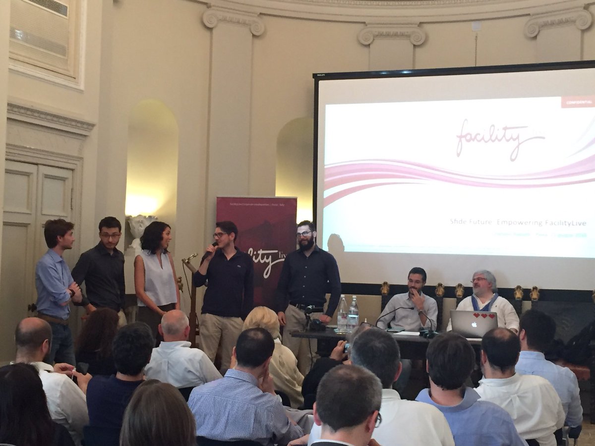FacilityLive's tweet photo. Chiara, Fabio, Manuel, Andrea e Giulio: i nostri cinque nuovi colleghi del #FLGraduateProgramme. #FLCompanyDay16 https://t.co/lPcwxY219Z