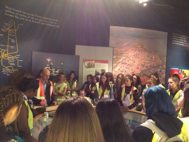 Engineering the future for girls site visit at INEOS today