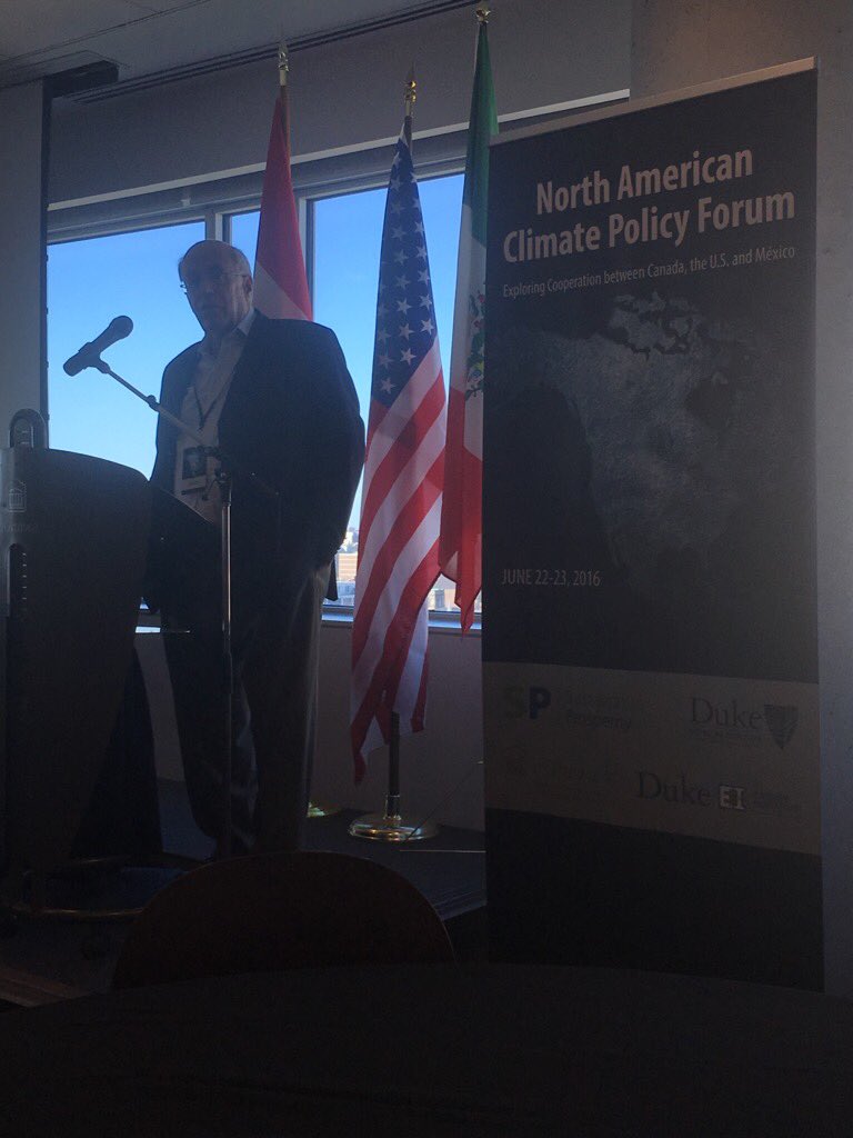 AranOCarroll's tweet photo. Runnalls opens day 2 of the North American Climate Policy Forum | #NACPForum #climatechange @sustpro @uOttawa https://t.co/NZ70DiOvts