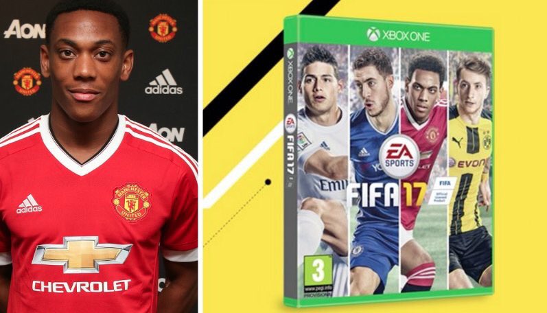 Nowfootball's tweet photo. #MUFC players rating on FIFA17 have been LEAKED online. And Martial rating is a JOKE. https://t.co/JLBuFSg1bS https://t.co/3lytaL0BM2