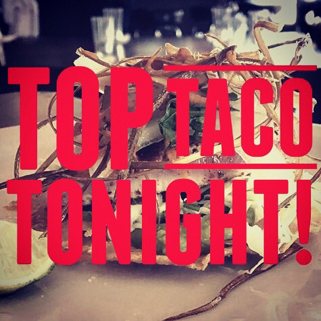 We're serving 2 delicious tacos tonight &amp; our bar ninja <a href="/jigga_twigga/">Gerard</a> came up with a delicious drink for the event.