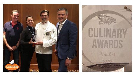 CreapanUS's tweet photo. #TBT to #ECRM Presidential Chef Culinary Awards. White House Chef Morgante presented #Creapan 2016 finalist prize! https://t.co/WFlagncrzd