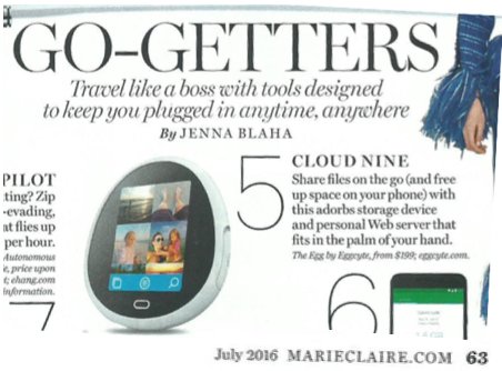 Eggcyte's tweet photo. @jennablaha Thanks for showcasing  #TheEgg in @marieclaire. Get yours now for your #vacay:  https://t.co/V7H5VZphfS https://t.co/2LGJK4Qjcc