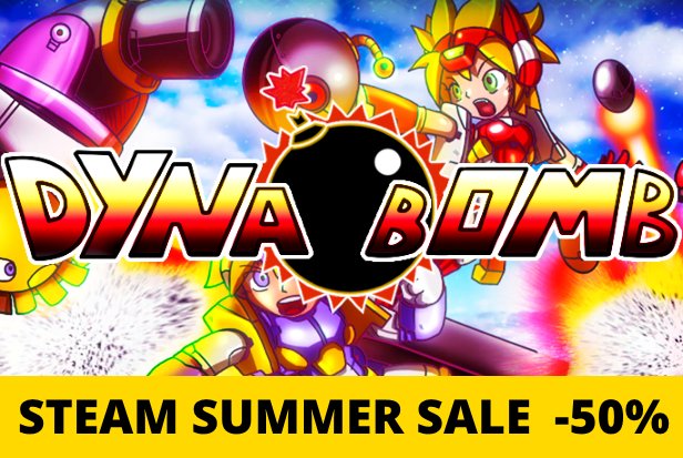 Stellan_Bacq's tweet photo. Dyna Bomb $2.49 on #Steam -50% OFF Now! https://t.co/OL6X1Oui22 #game #indiedev #SummerSale #sale https://t.co/4D0Cg4BrHv