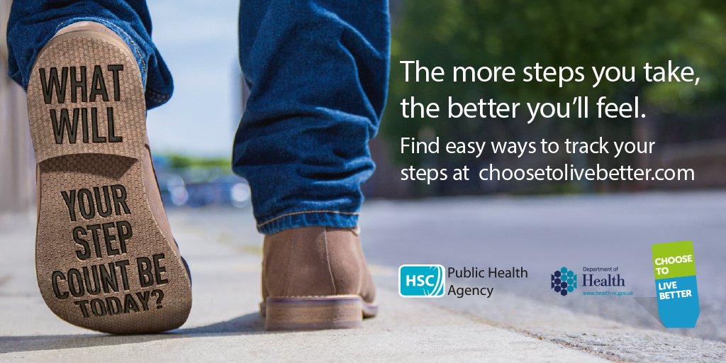 The more steps you take the better you’ll feel. Find out more at choosetolivebetter.com
#choosetolivebetter
