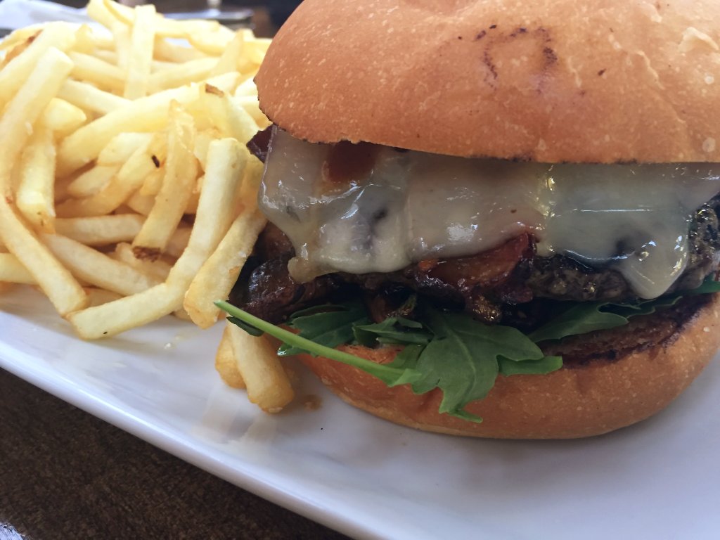 Our Mushroom Swiss Burger is calling your name!