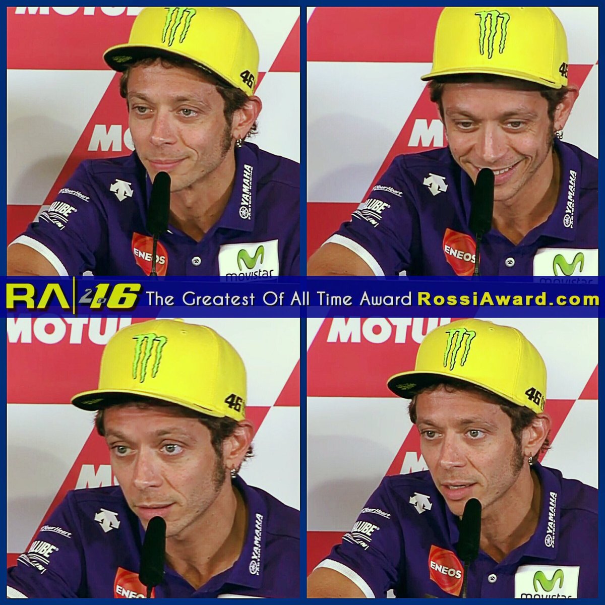 Vr46Award's tweet photo. Vale #ve46 at todays press conference in #assen https://t.co/OJY61IO4cx