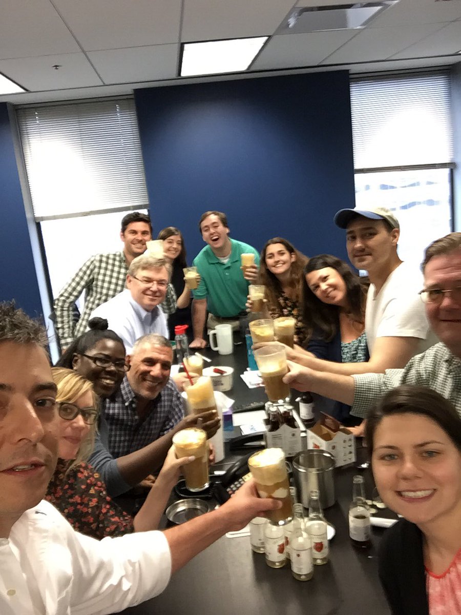 Surprise organic root beer floats for employee appreciation day today. #AKAIRL
