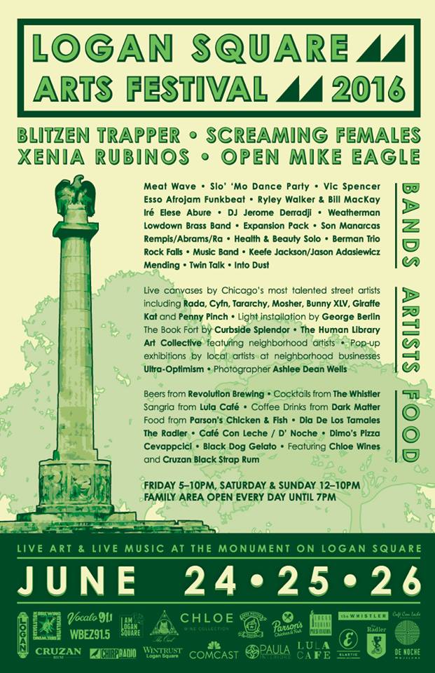 RevBrewChicago's tweet photo. Check out the sweet lineup this weekend at @LoganSqArtsFest! Come hang & drink brews w/ the #revbrewcrew. https://t.co/9HwTtJSQhf
