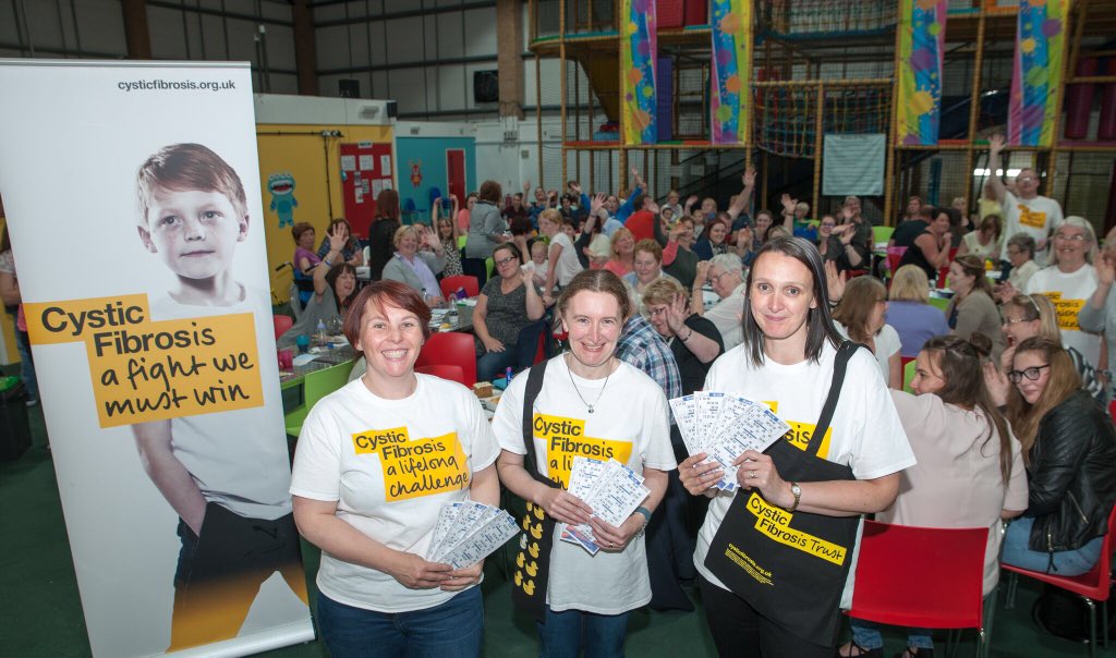 Thank you to everyone who supported us last night £1000 raised for <a href="/cftrust/">Cystic Fibrosis Trust</a>