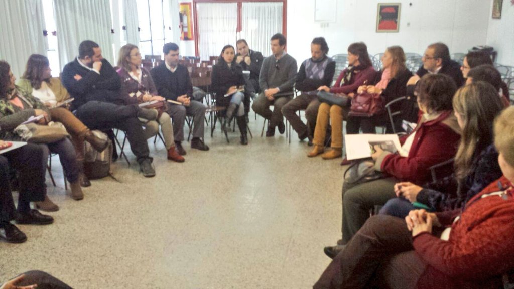 ANEP_Uruguay's tweet photo. Netto y Consejeros de @UTU_Uruguay y #Secundaria con la Comisión Descentralizada de @ANEP_Uruguay de Tacuarembó https://t.co/Deqh5Qer7P