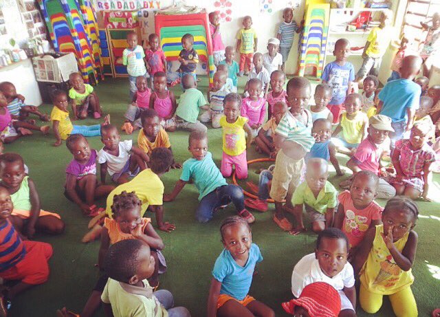 MeriwetherFdtn's tweet image. Students settling in for class at the Meriwether Foundation school in South Africa MeriwetherFoundation.org