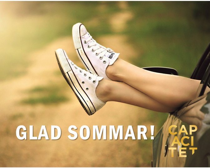 Capacitet's tweet photo. Förbereder för horisontalläge. Njut av sommaren!
#capacitet #sommar #semester https://t.co/baXbP9EYQK