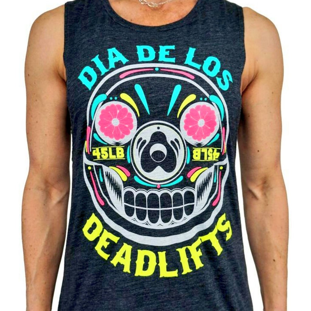 STRONGISS3XY's tweet photo. Dia De LOS Deadlifts tank... #fitness #fitfam #fitfreak #gymrat #GymUp #fitfam https://t.co/MVZS40BzIA