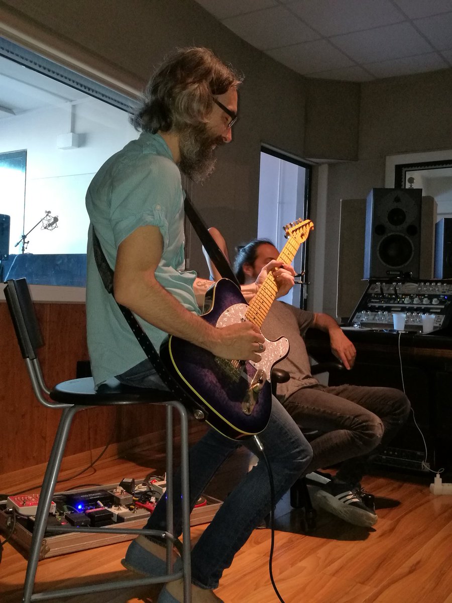 ChetJonesArtist's tweet photo. Alex Vivero recording some guitars. Album soon to come. https://t.co/J6zwdKWYqr