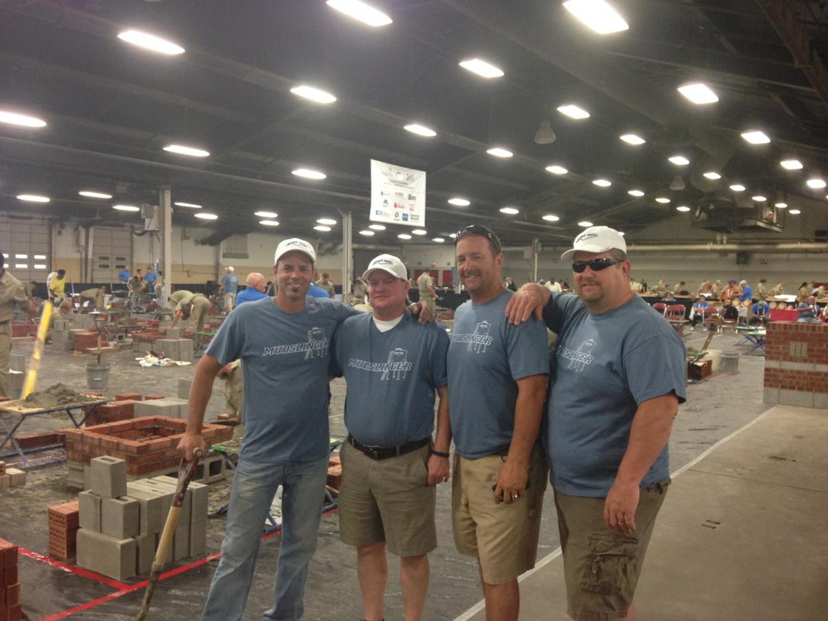 BrianCarney22's tweet photo. @SPECMIX Mudslingers getting it done at 52nd annual Nat'l SkillsUSA #Masonry Competition.#workforcedevelopment. https://t.co/eEp92UoNH9