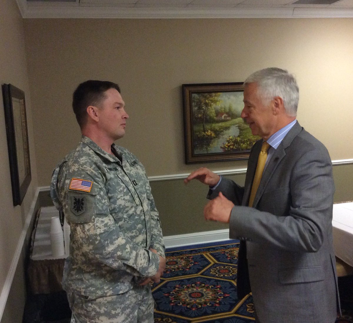 MikeHMichaud's tweet photo. Thanks to @hiringourheroes &amp; @USArmy leadership for putting on a great #transition summit at Fort Gordon! #hireVETS https://t.co/y4OsN4dZI9