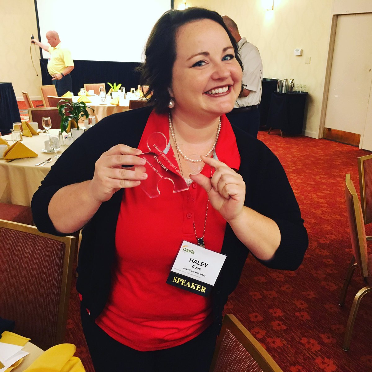 HaleyCook's tweet photo. Hey @iastate_cals #CurtissLeague you've been named top society program @ #naada16! #TopInNation #awesome #CALSproud https://t.co/LBmvV326kO