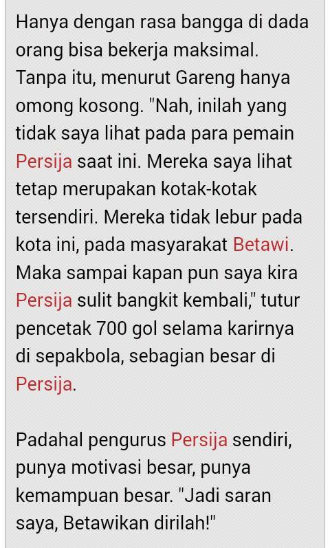 Jakmania_CKR's tweet photo. Pemuda bandung Legenda Persija : Betawikan diri https://t.co/hwrNmH19Ni