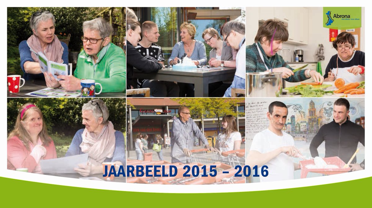 Abrona's tweet photo. Ondersteuning die mee verandert met het leven #Abrona #Jaarbeeld 2015–2016 is uit! https://t.co/SAPpSYsf5y https://t.co/SNUcDVZcik