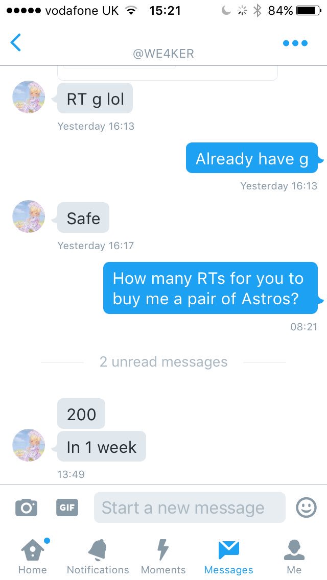 main account in bio tweet media