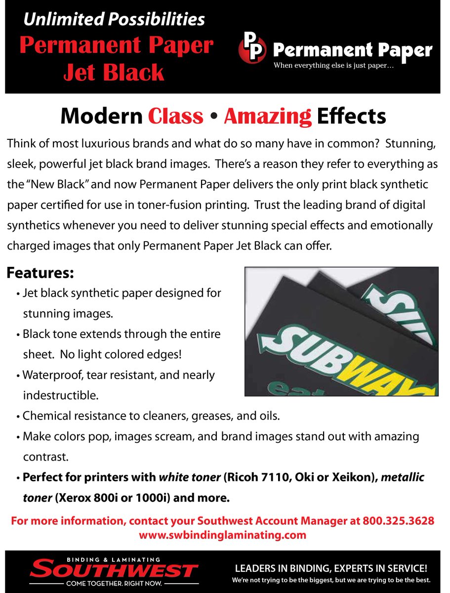 swplastic's tweet photo. #ipma16 Own  a Ricoh 7110, Oki, Xeikon or Xerox 800i/1000i?  See new black synthetic stocks at booth 312. https://t.co/LPc0X13SrP
