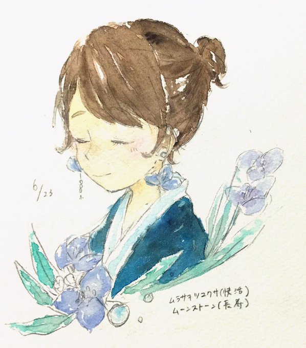 誕生花誕生石一年企画のtwitterイラスト検索結果