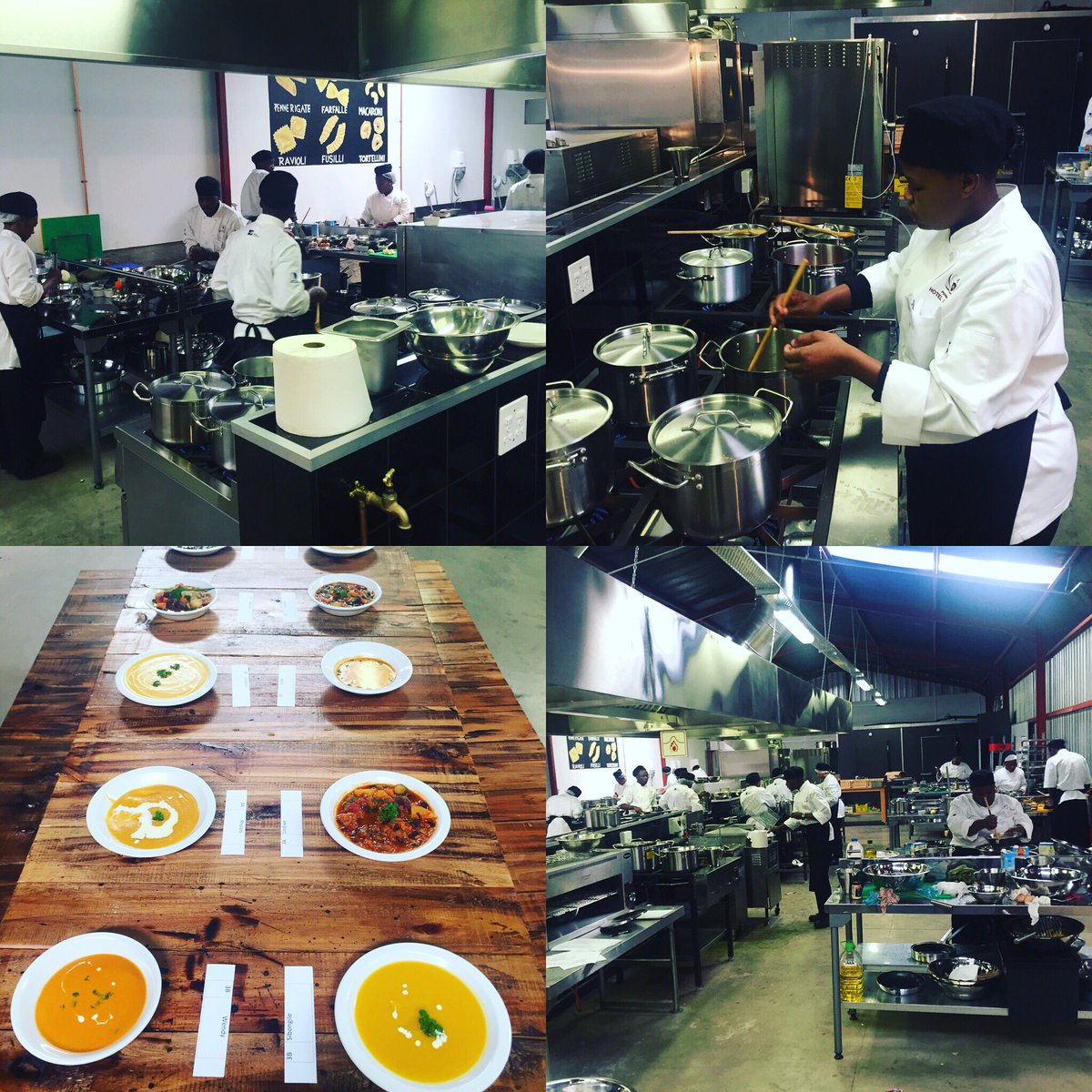 Chef students final exam at Peermont Hotel School before their 2 months in hotels at <a href="/EmperorsPalace/">Emperors Palace</a> <a href="/Peermont/">Peermont</a>